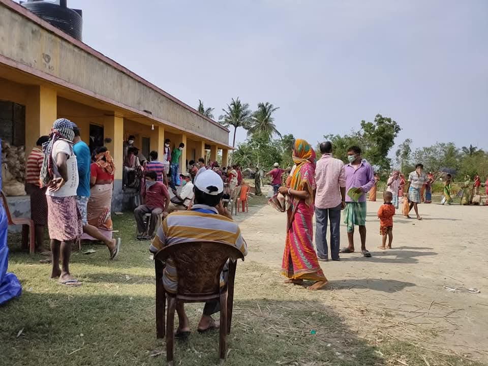 Cyclone Amphan relief — medicine distribution