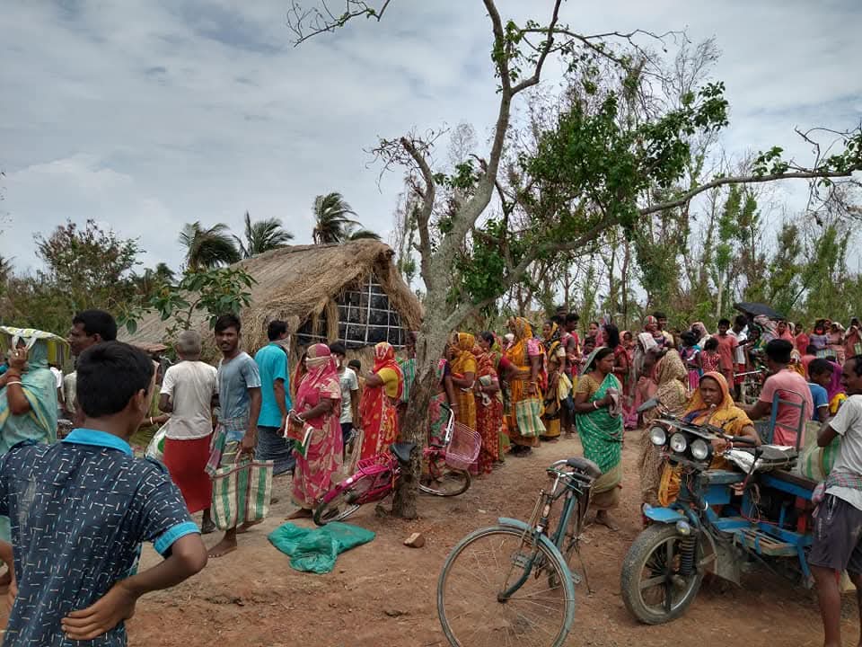 Cyclone Amphan relief — Kalidaspur village